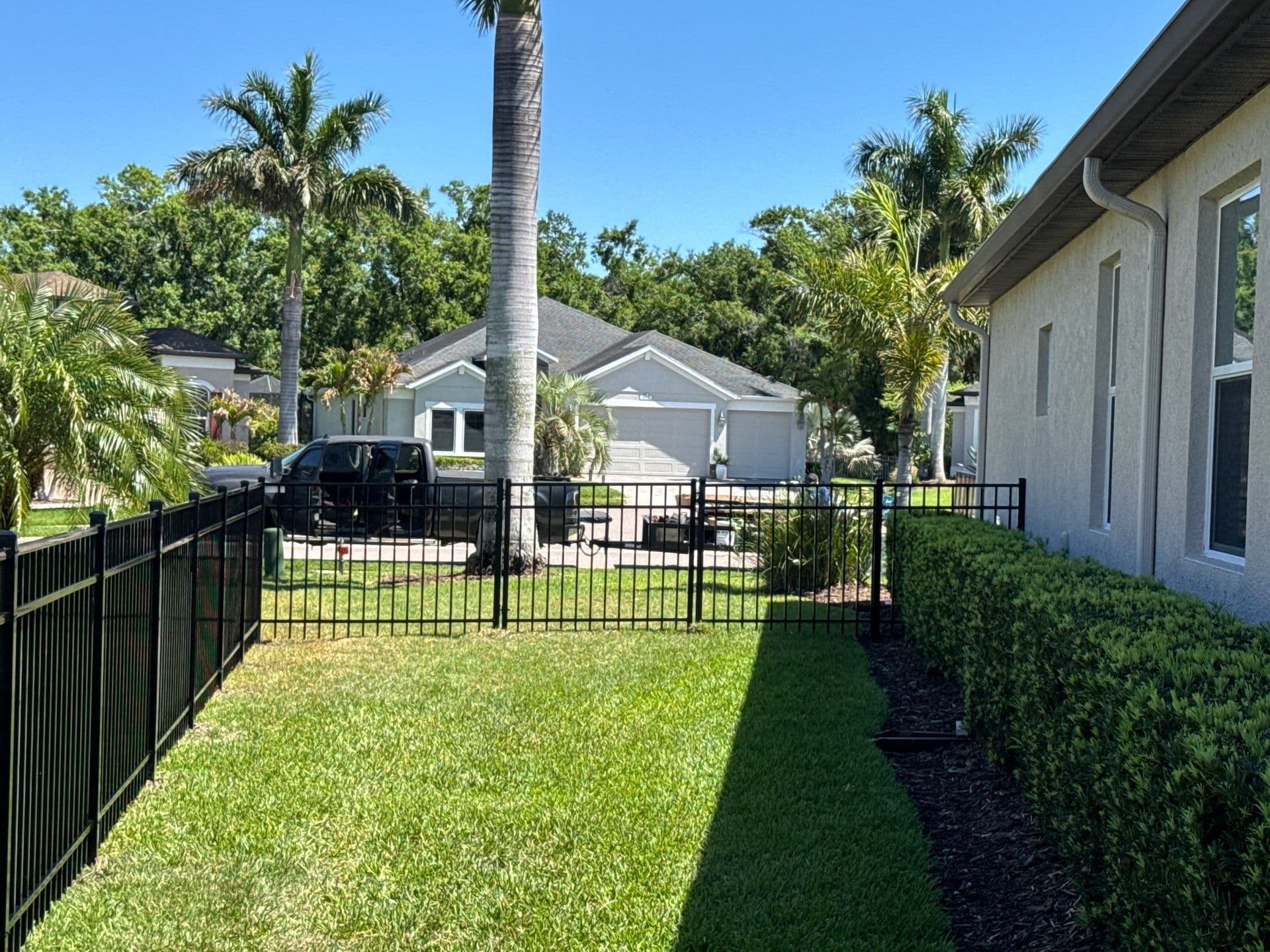 Aluminum Fence installation by ASAP Fence & Gates in Florida