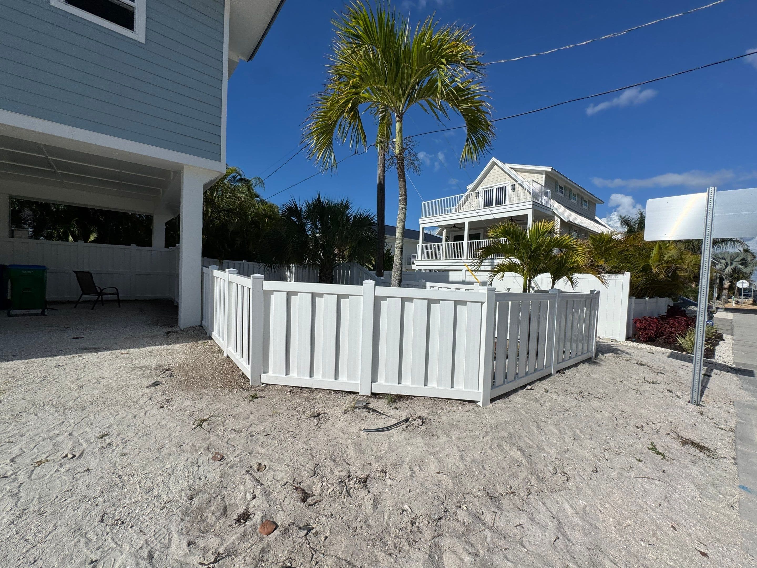 Vinyl Fence installation by ASAP Fence & Gates in Florida